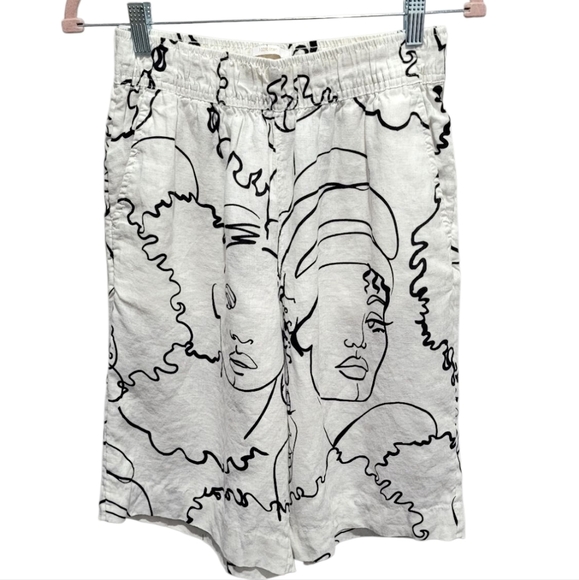 House of Harlow 1960 Linen Abstract S/M set - Picture 4 of 8